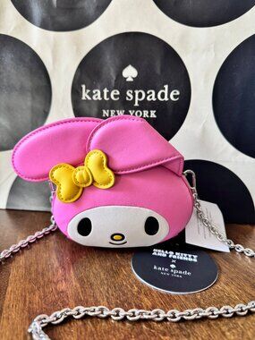 Hello Kitty x Kate Spade 3D My Melody Mini Crossbody Purse - Limited Edition